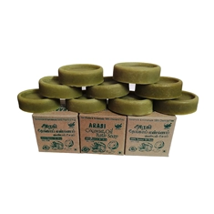 Soaps Pure Handmade Coconut Oil Bath Soap Pack of 9 (approx 50g each)